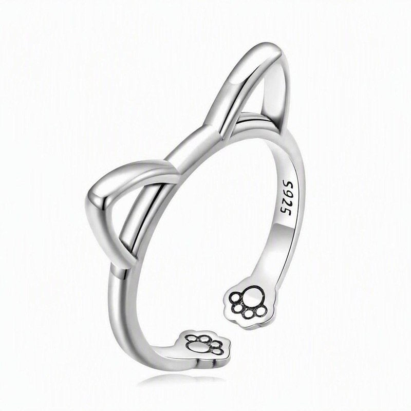 Cat Open Ring