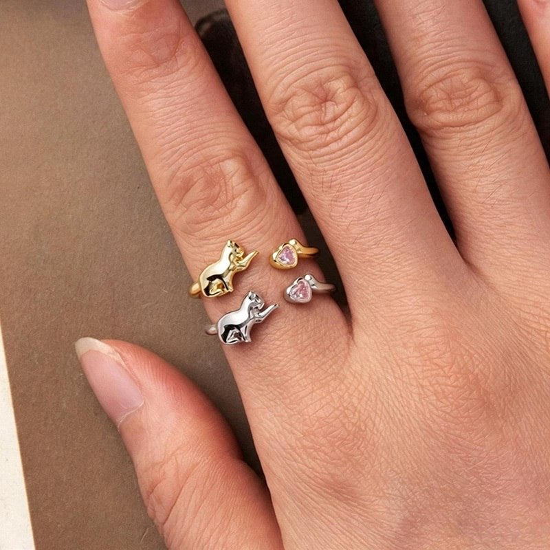 Gold/Silver Open Ring