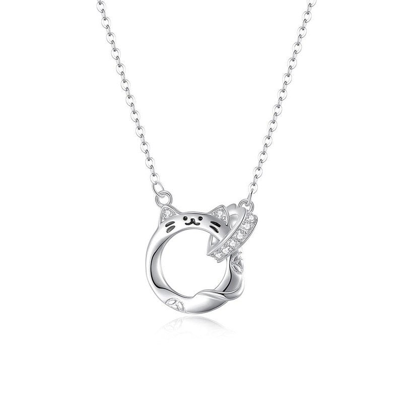 Cat Ring Necklace