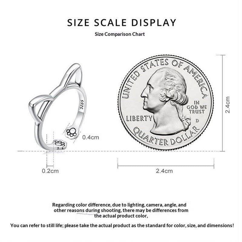 Cat Open Ring